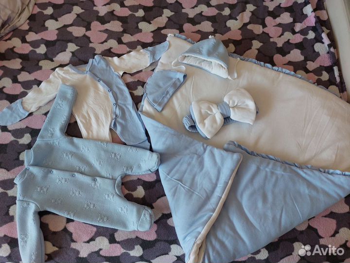 Конверт на выписку для мальчика весна осень