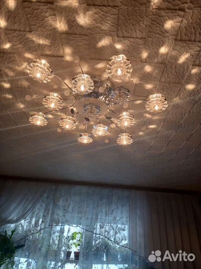 Люстра потолочная светодиодная бу, светильники