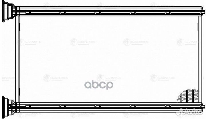 Радиатор отоп. для а/м Subaru Forester S12