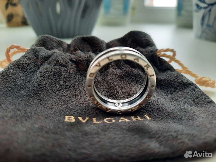 Bvlgari кольцо мужское
