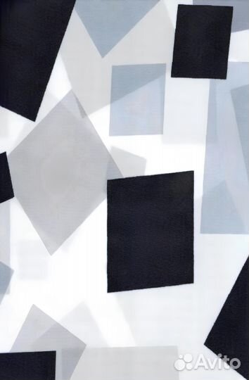 Штора для ванн тканевая высота 2м ширина 1,8м Maza