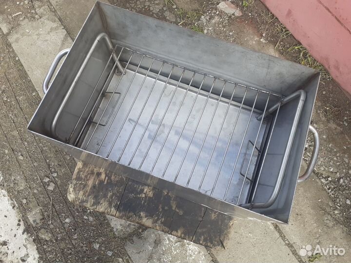 Коптильня горячего копчения из нержавейки