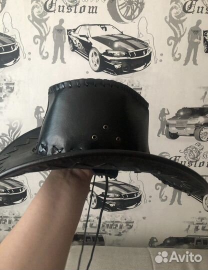 Шляпа - кожзам