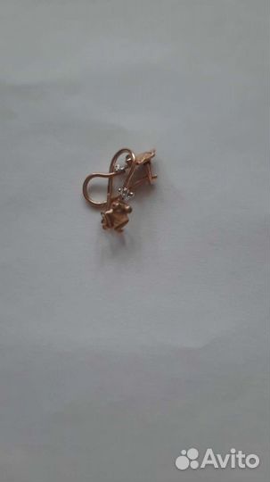 Золотые серьги детские
