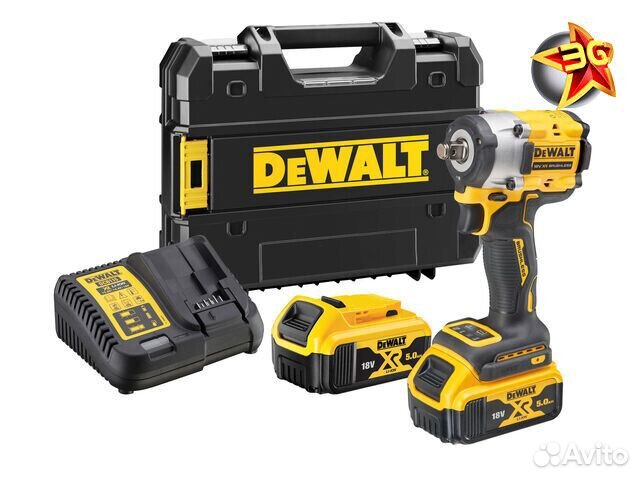 Аккумуляторный гайковерт DeWalt DCF921P2T