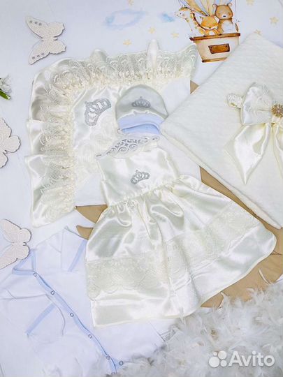 Комплект на выписку для девочки