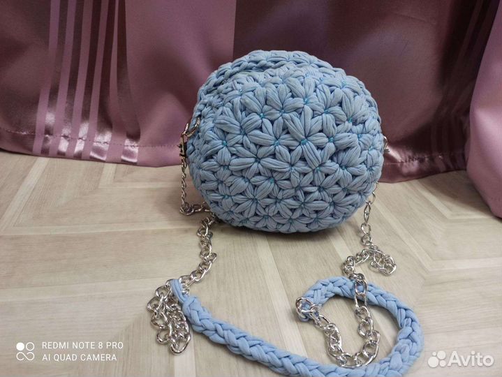 Сумка из трикотажной пряжи