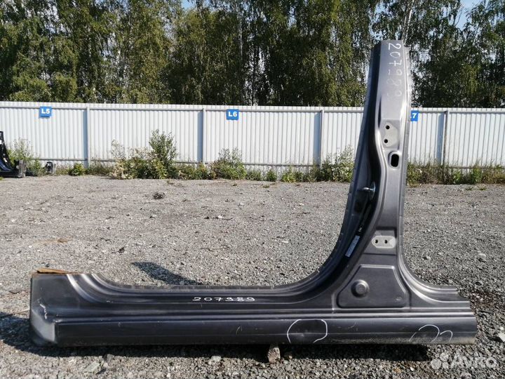 Порог со стойкой левый Hyundai Solaris 2010-2017