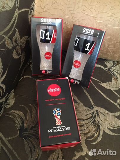 Бокалы кока кола 3 шт