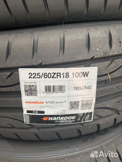Hankook Ventus V12 Evo2 K120 225/60 R18 100W