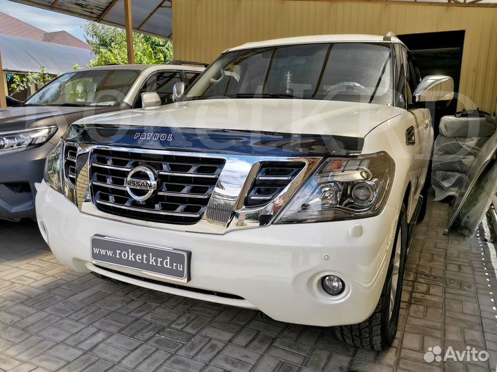 Рестайлинг Nissan Patrol в 2015 год без бампера