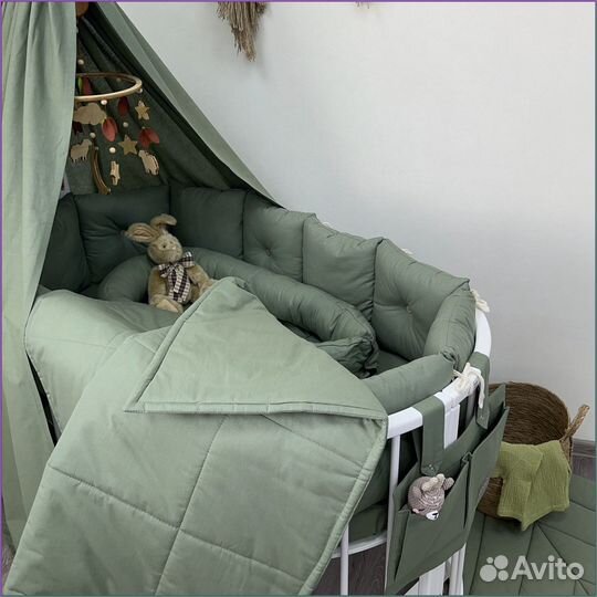 Бортики в детскую кроватку