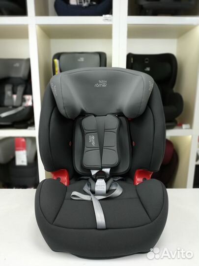 Автокресло 9-36кг Britax Romer evolva изофикс серы