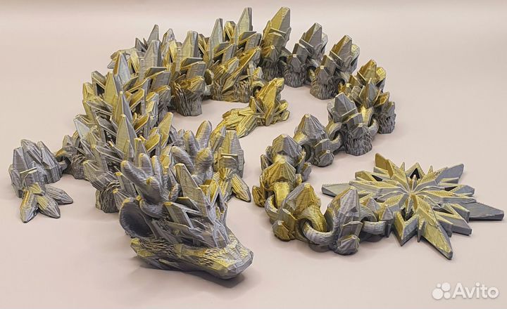 Дракон снежный большой