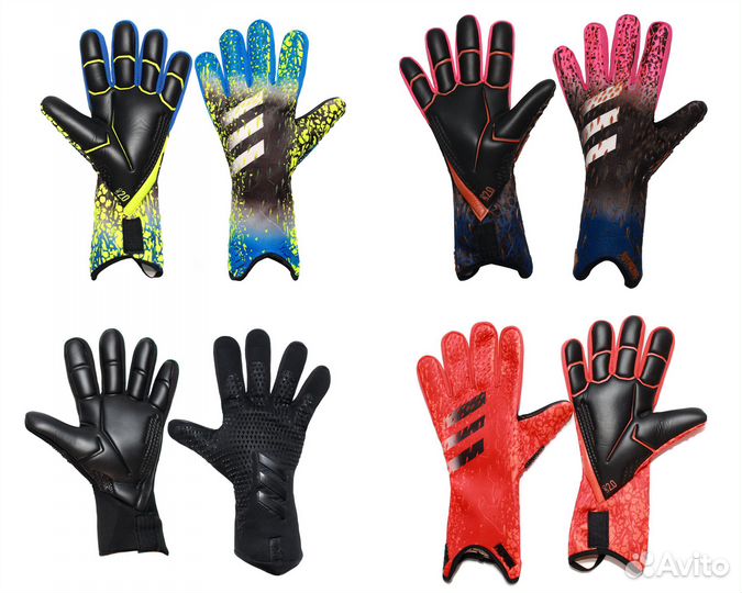 Вратарские перчатки Adidas Predator 9-10 размер