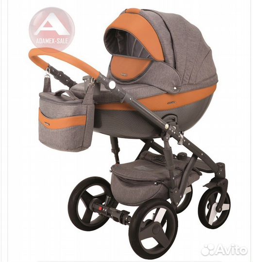 Коляска Adamex monte carbon 2 в 1