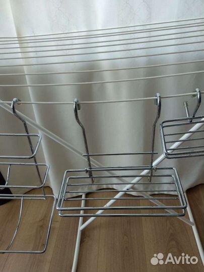 Полки для кухни,на рейлинги, хромированные