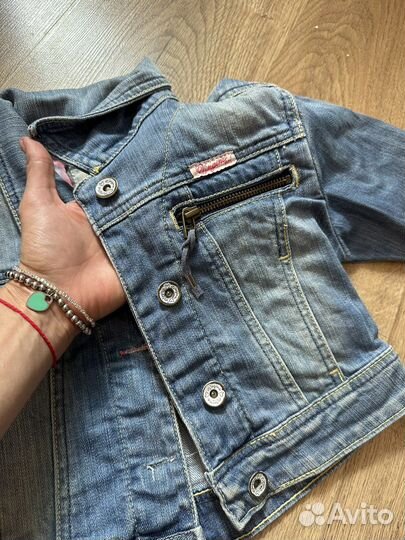 Куртка джинсовая для девочки 122-128 Италия