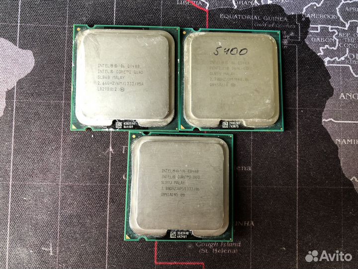 Процессоры Intel Core Q9400/E5400/E8400 цена за 3