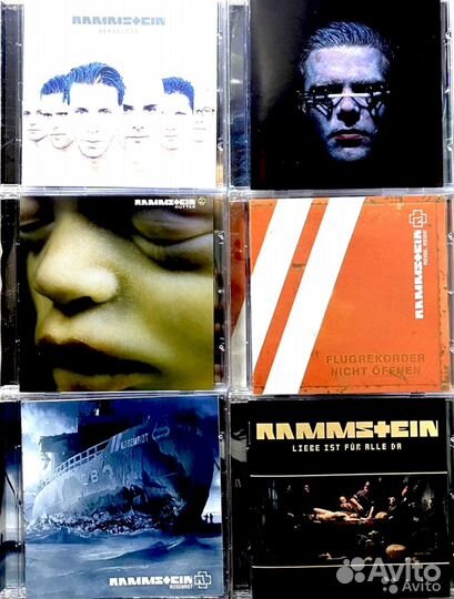 Музыкальные CD диски Rammstein дискография