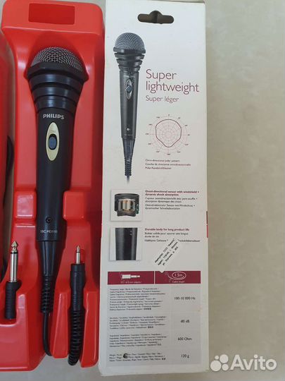 Микрофон для караоке Philips SBC MD110,новый