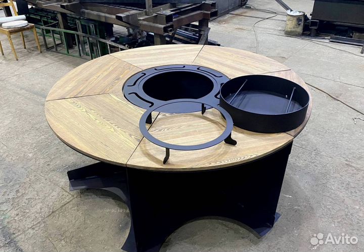 Мангальная зона, гриль стол