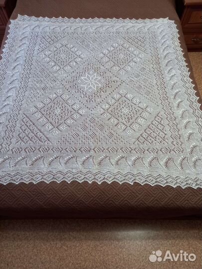 Пуховый платок паутинка