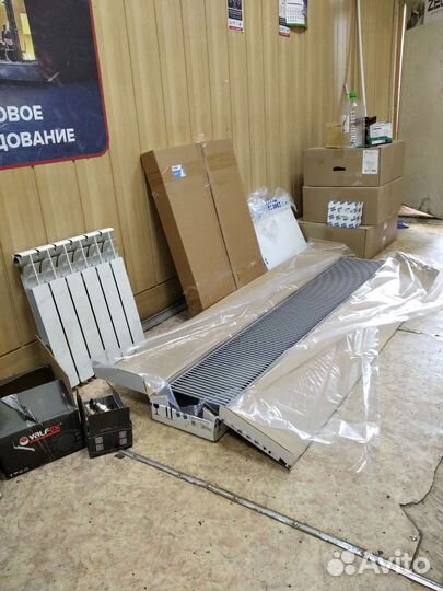 Внутрипольные конвекторы отопления Бриз кзто