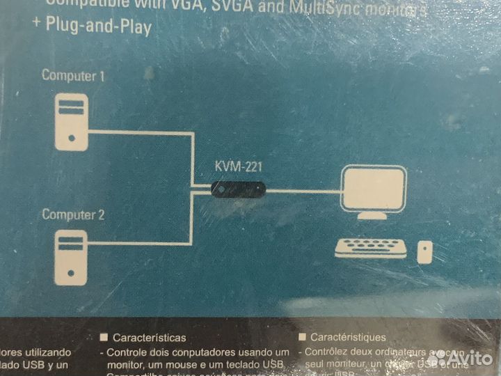 D-Link KVM-221, KVM-переключатель двухпортовый