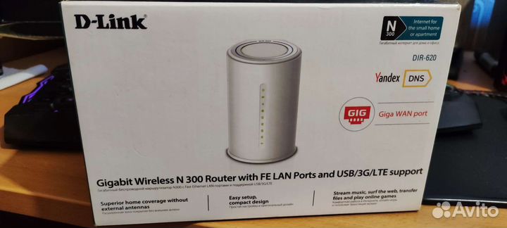 D-link Dir-620 Wireless N 300 USB/3G/LTE