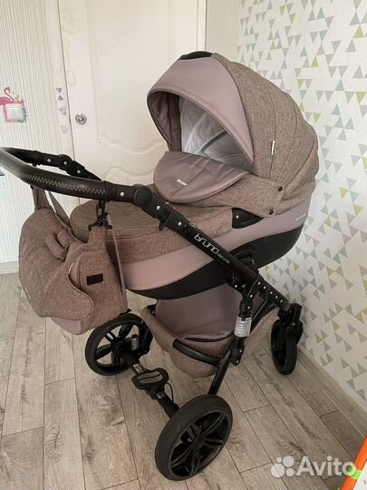 Коляска riko bruno natural 2в1