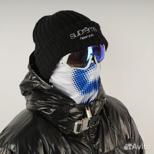 Шапка supreme new york черная