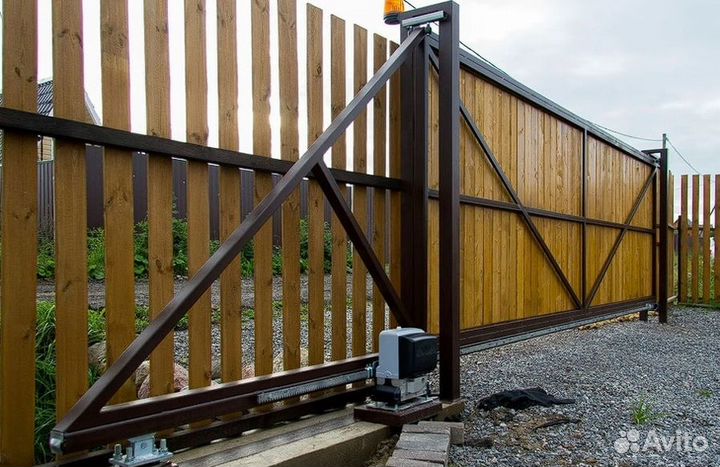 Ворота откатные под ключ