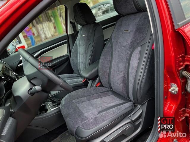 Авточехлы 5D LADA Vesta велюр премиум каркас