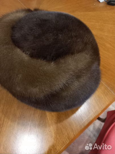 Шапка норковая женская