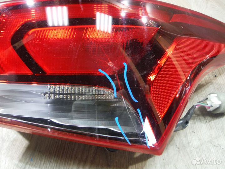 Фонарь правый №443 hyundai Solaris 2 2019