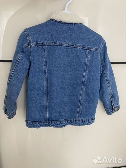 Куртка джинсовая для девочек деним 110