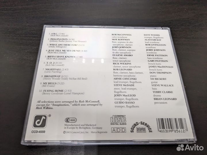 Rob McConnell&The Boss Brass Our 25th Year CD