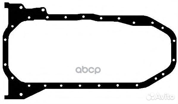 124.260E прокладка поддона двигателя металло-э