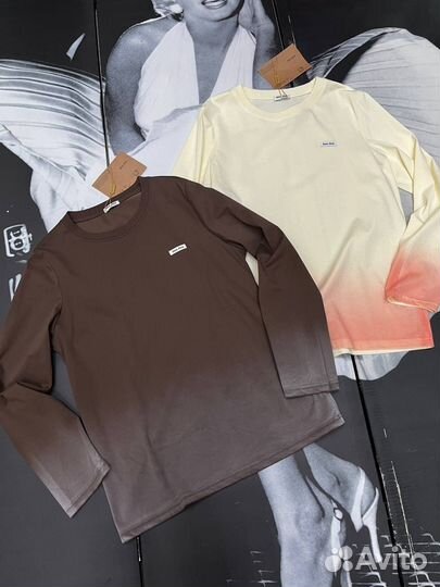 Лонгслив Miu Miu женский