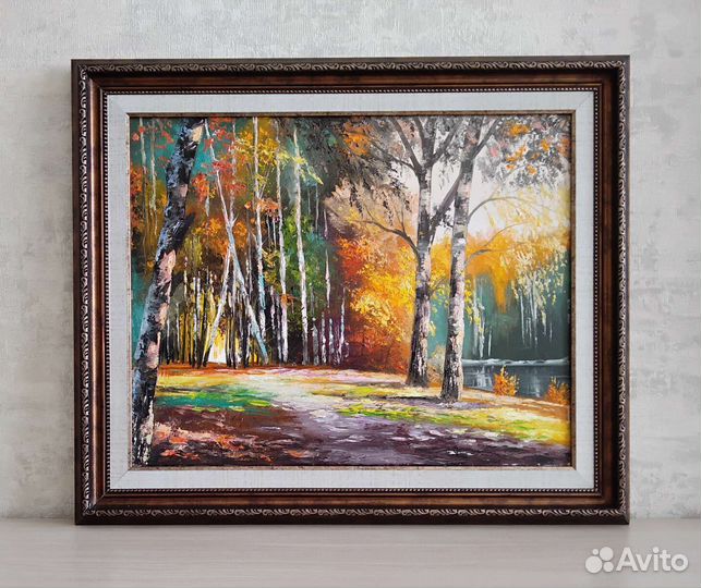 Картина холст масло 40