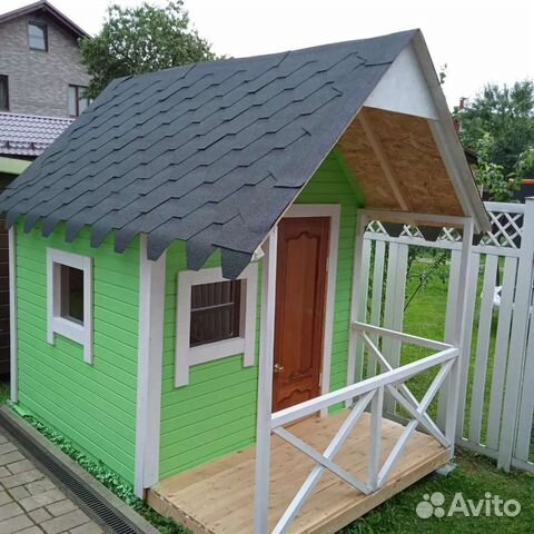 Детский игровой домик из дерева для дачи купить в Зеленограде | Личные ...
