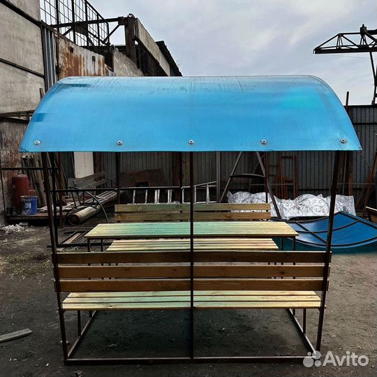 Беседка из поликарбоната