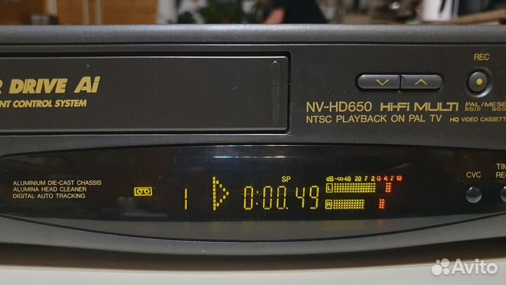 Видеомагнитофон panasonic NV-HD650AM HI-FI 6 head