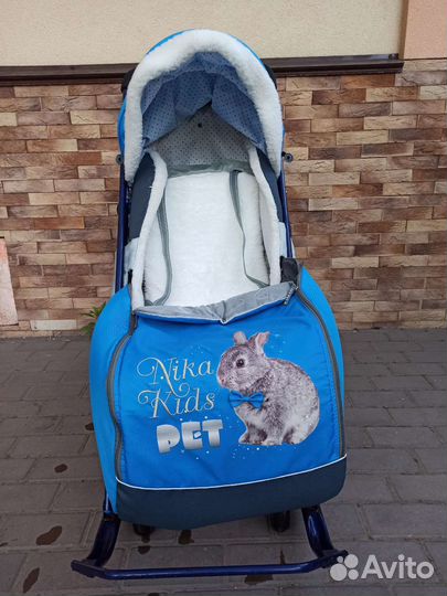 Санки коляска ника