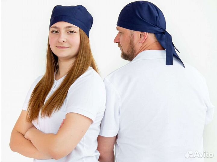 Бандана синяя