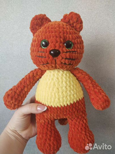 Кот рыжик игрушка