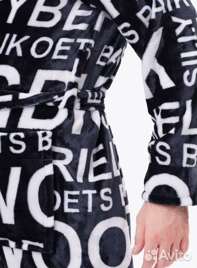 Халат банный мужской