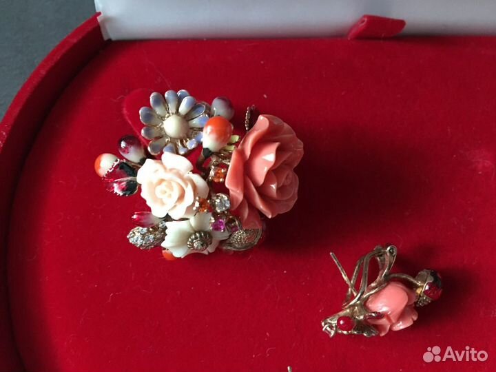 Комплект серебряный, с позолотой Style Avenue