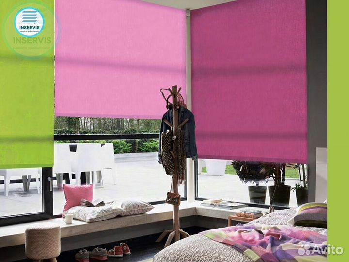 Римские шторы на кухню